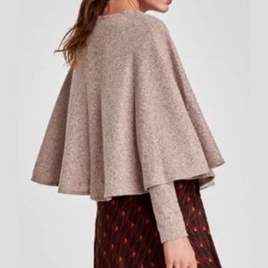Zara Sweaters - Zara Mauve Poncho Sweater Zara Sweaters - Zara Mauve Poncho Sweater